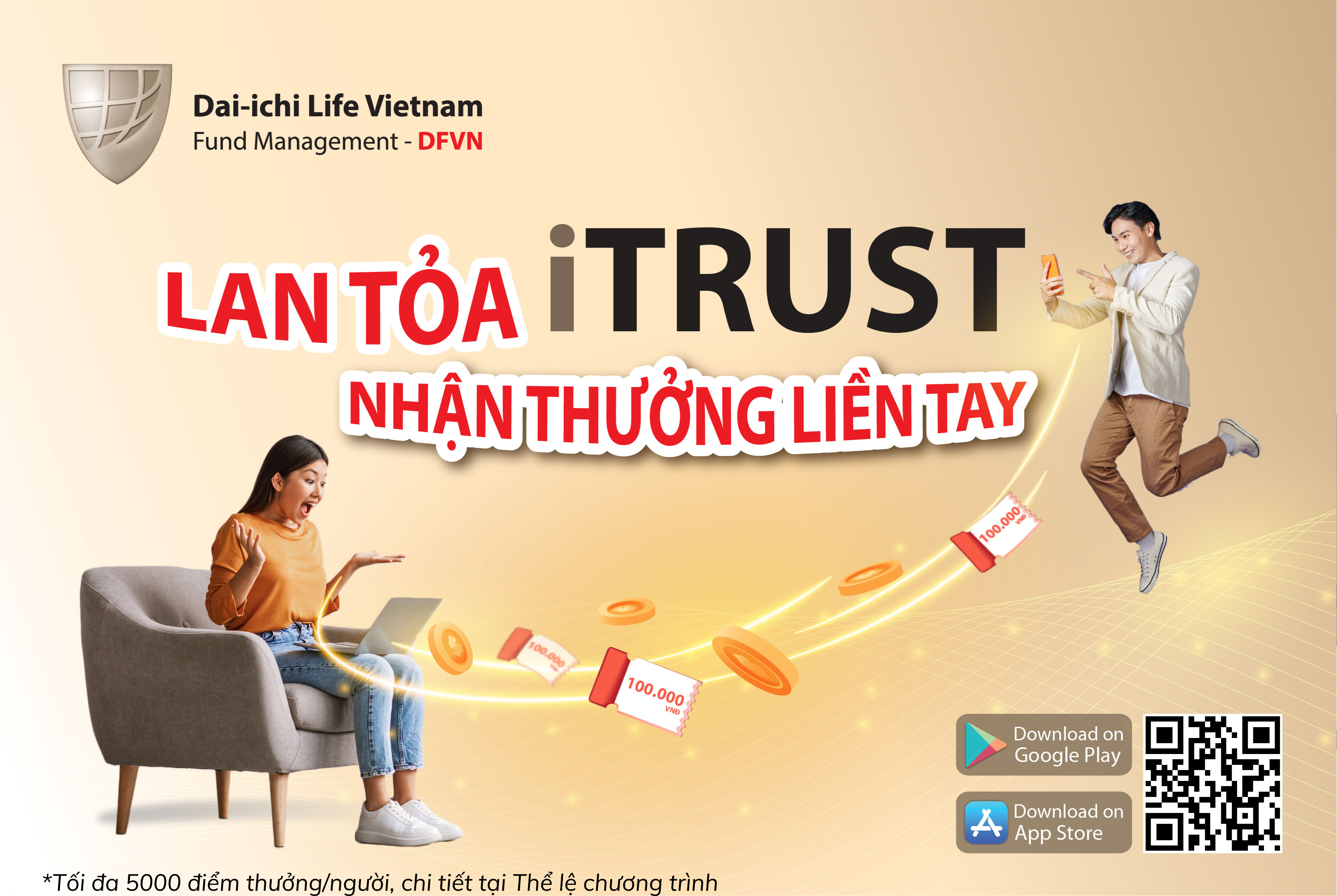 LAN TỎA CÀNG XA - NHẬN THƯỞNG CÀNG ĐÃ với chương trình “LAN TỎA iTRUST – NHẬN THƯỞNG LIỀN TAY 2025 ĐỢT 2